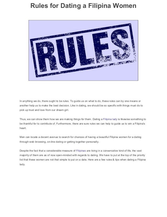 Rules By reason of Dating Like A Lady Rules Against Dating Like A Lady